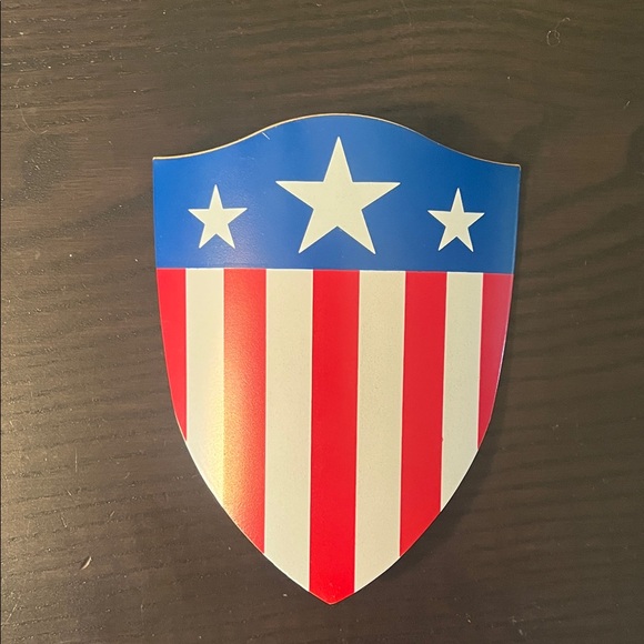 Other - Captain America Shield Marvel Avengers American Flag Shield Metal 4.5”